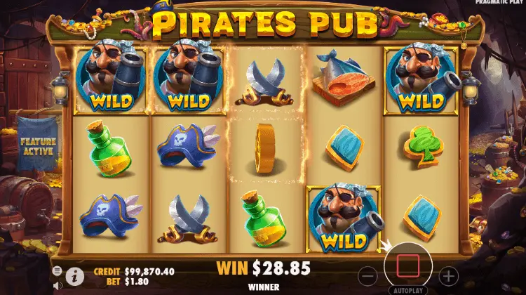 pirates pub bonus game